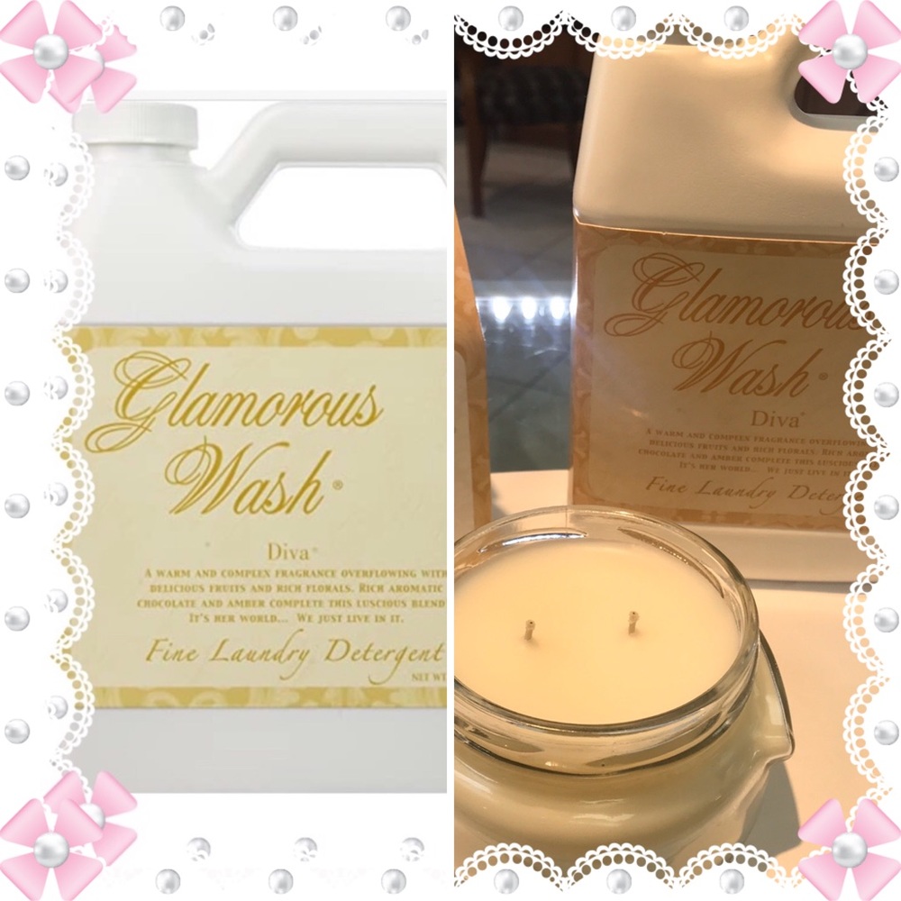 - Tyler 16 oz wash and 11 oz candle